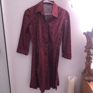 Vintage handmade tailored sunflower dress